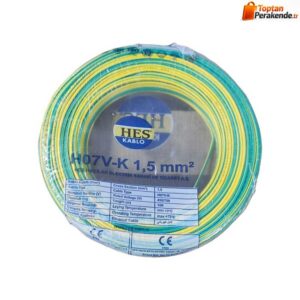 Hes Nyaf Kablo 1,5 mm² Sarıyeşil ( H07v-K )